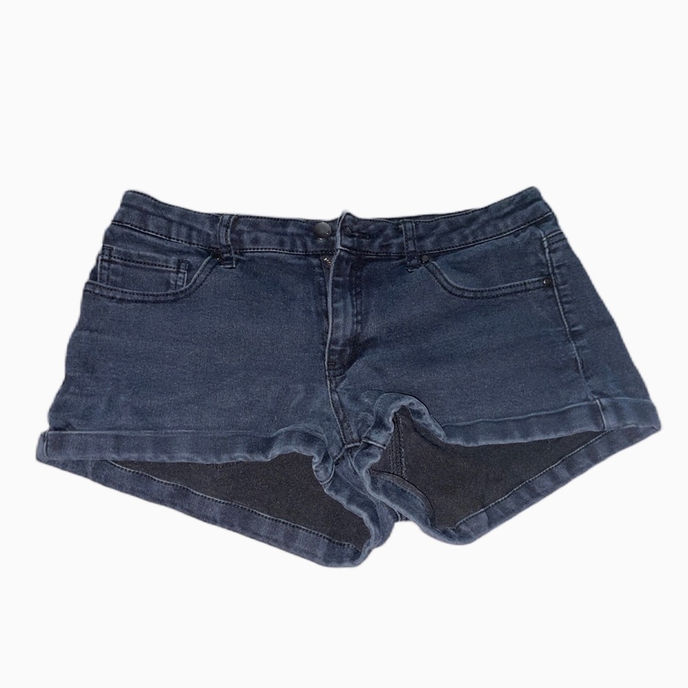 Forever 21 Black Denim Shorts Size 6 (US 30)